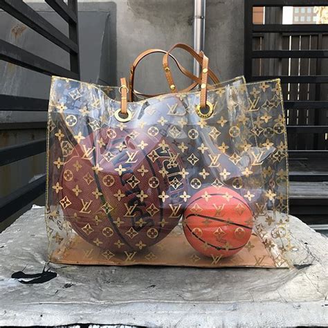 louis vuitton plastic bag|translucent louis Vuitton Bag.